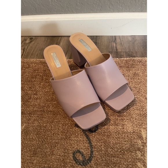 Primark Shoes - Primark Block Heel Mules Lilac Purple Size 7 Barbiecore